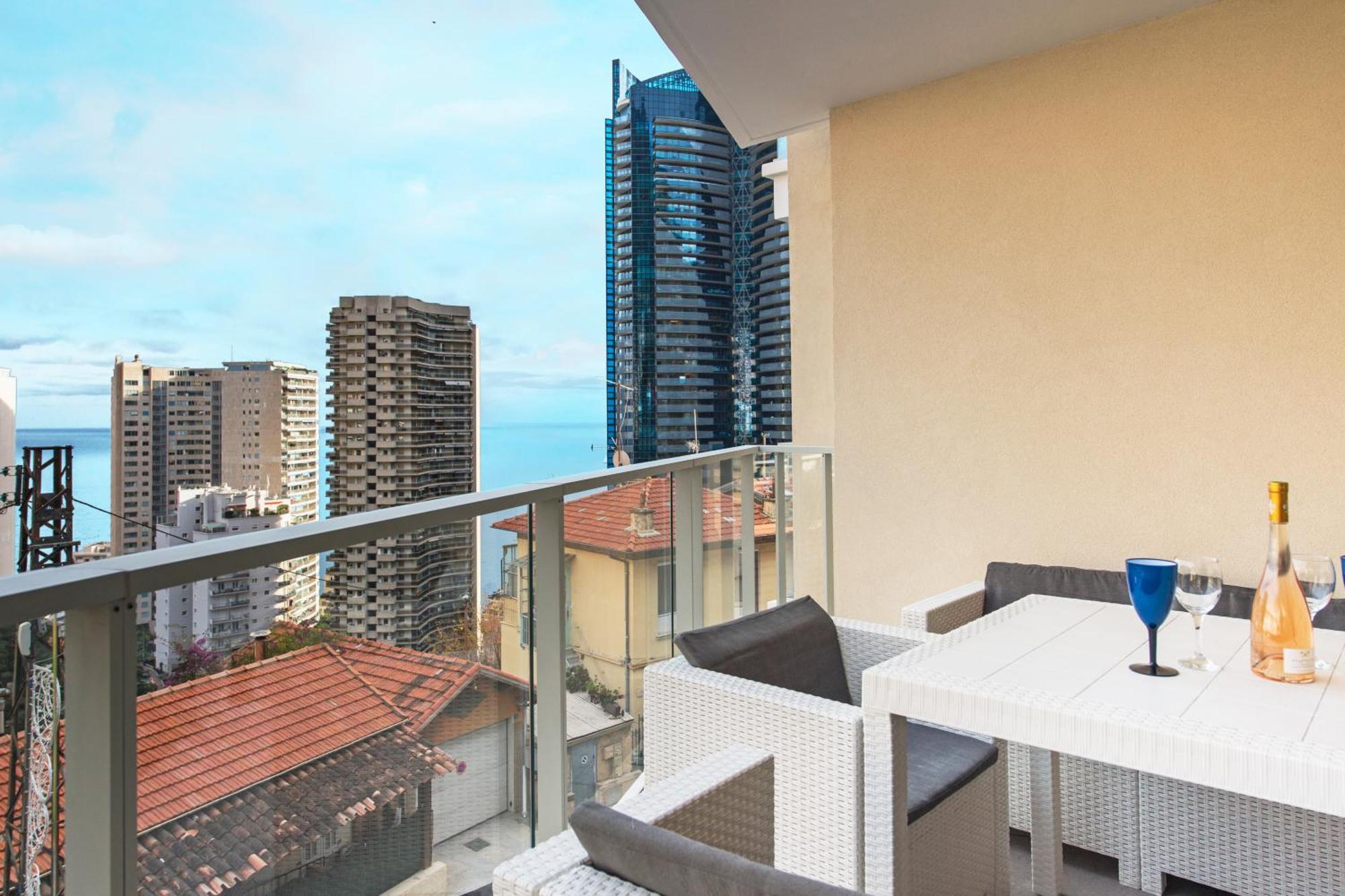 Grande Terrasse - Vue Mer - Parking - Bk Beausoleil Zewnętrze zdjęcie