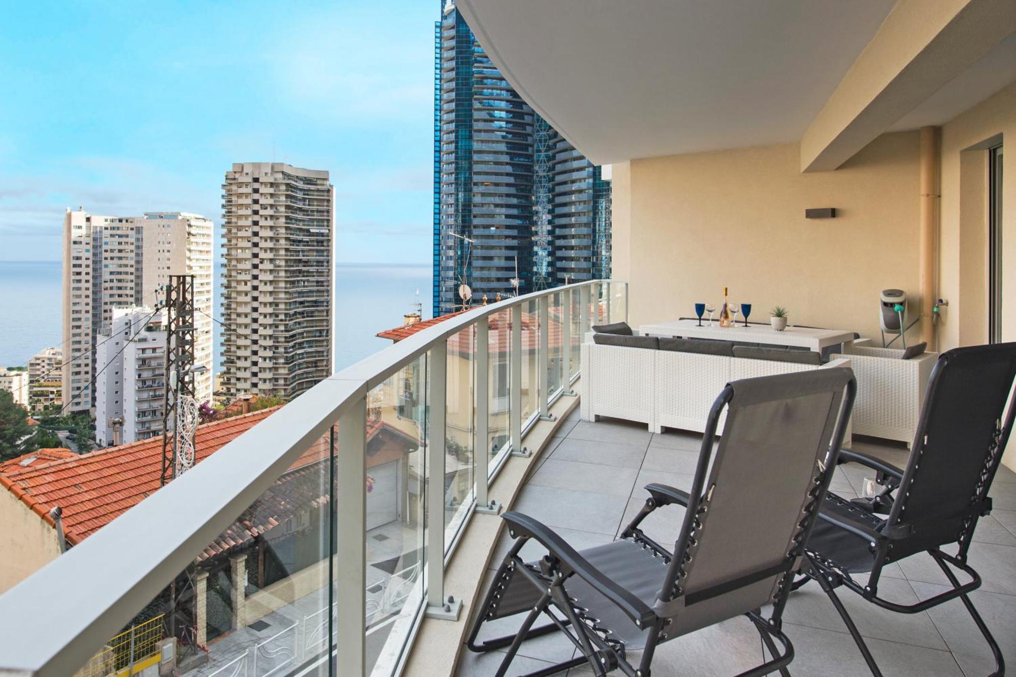 Grande Terrasse - Vue Mer - Parking - Bk Beausoleil Zewnętrze zdjęcie