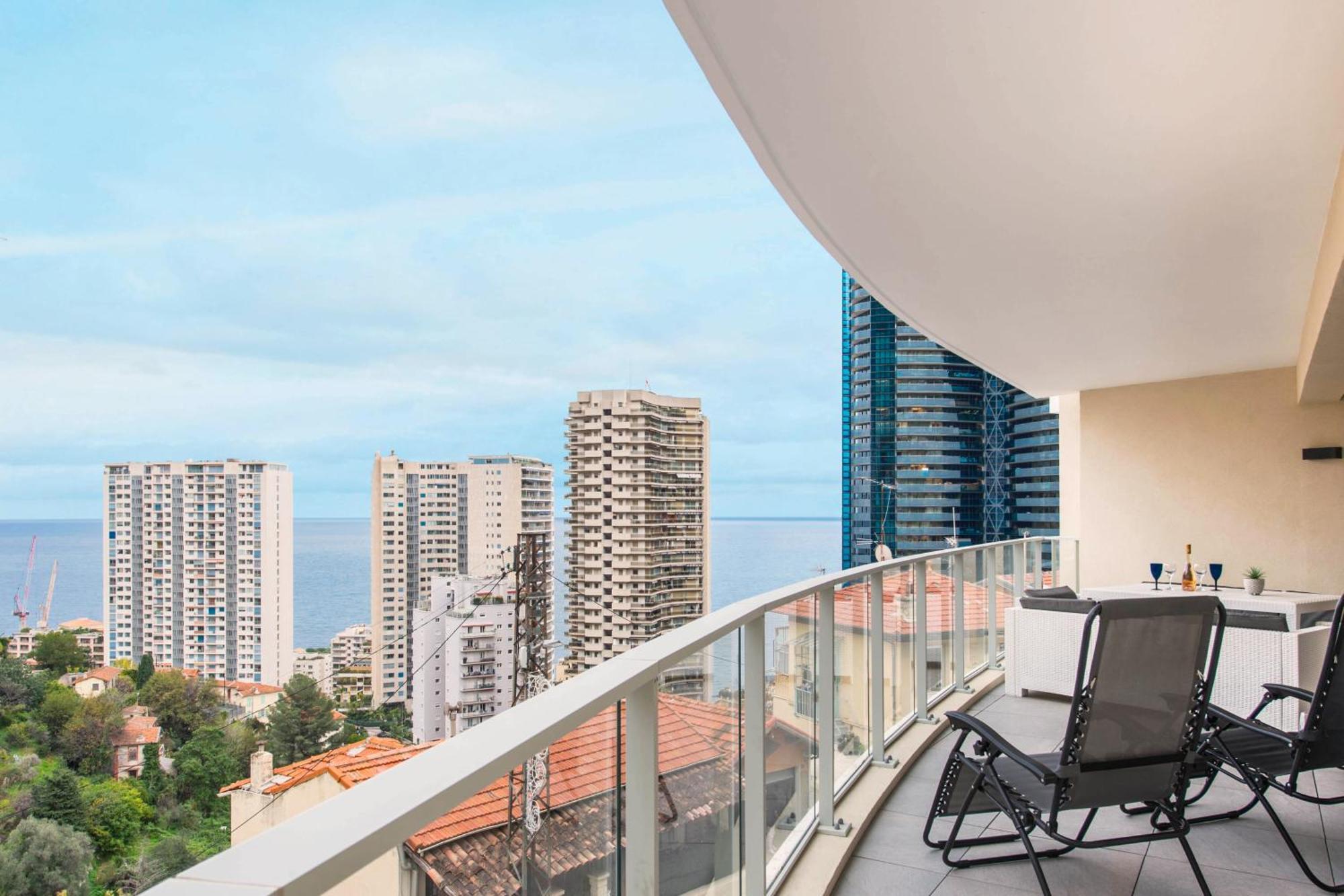 Grande Terrasse - Vue Mer - Parking - Bk Beausoleil Zewnętrze zdjęcie